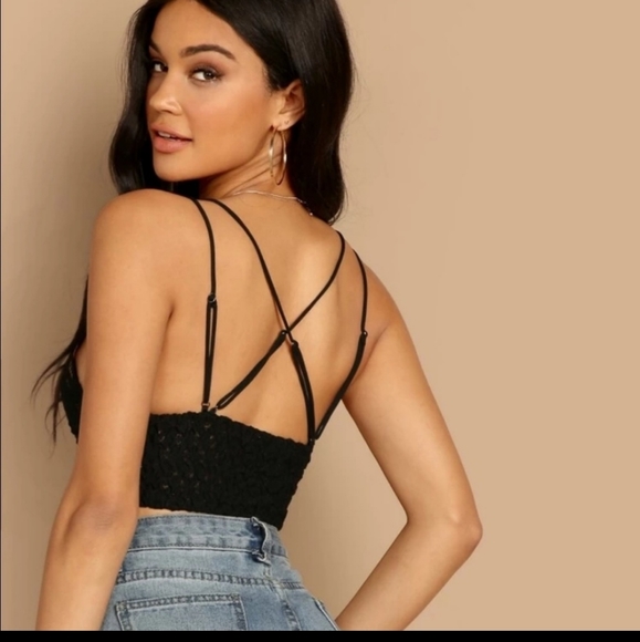 Crochet Sexy Lace Bralette - Picture 6 of 11